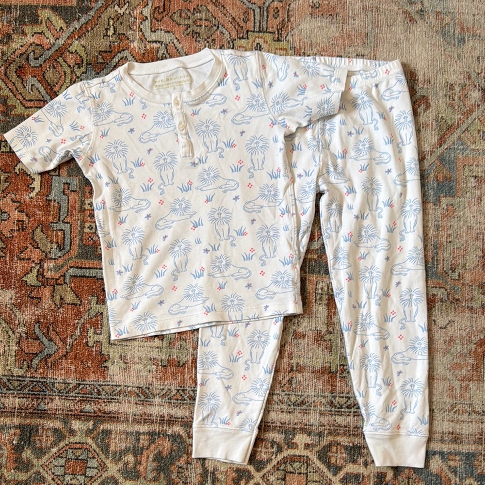 The Beaufort Bonnet Company Lion Pajamas